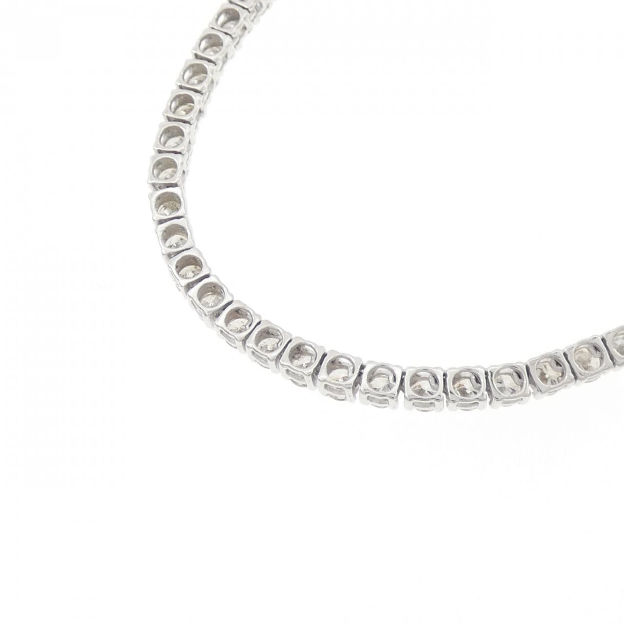 K18WG ダイヤモンド ネックレス