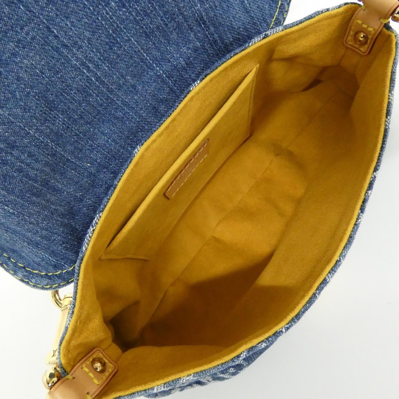 ルイヴィトン モノグラム デニム ミニ プリーティ M95050 ショルダーバッグ