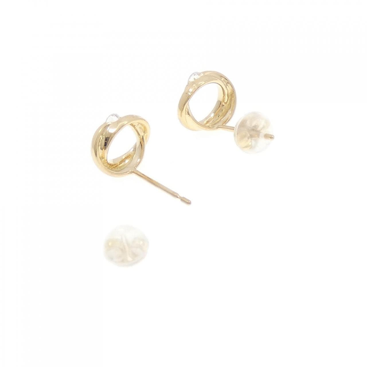 K18YG ダイヤモンド ピアス 0.14CT