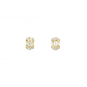 【新品】K18YG ダイヤモンド ピアス 0.40CT