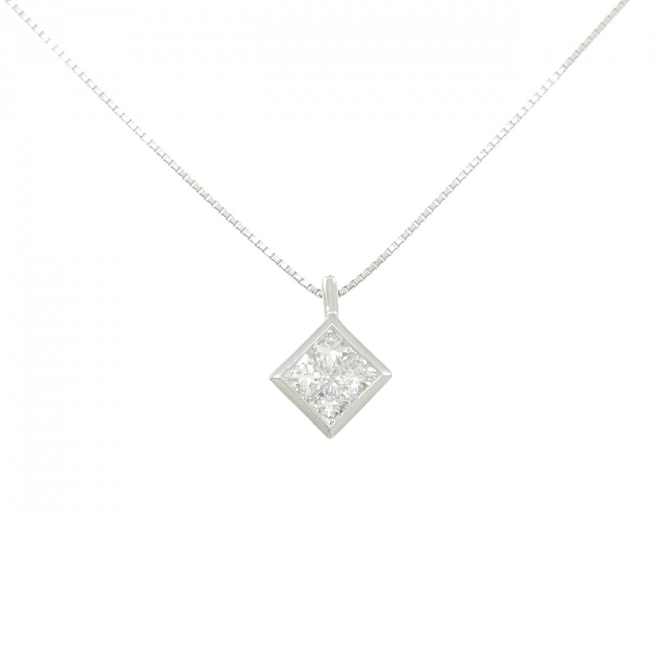 PT900/PT850 ダイヤモンド ネックレス 0.80CT