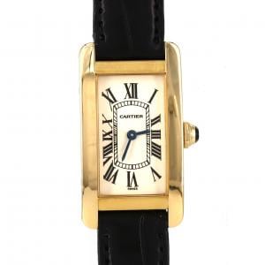 カルティエ タンクアメリカンSM YG W2601556 YG クォーツ
