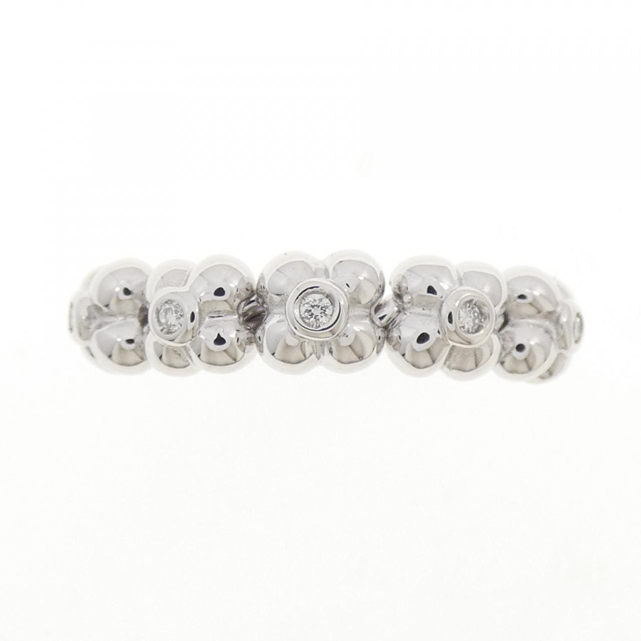 ポンテヴェキオ フラワー ダイヤモンド リング 0.05CT