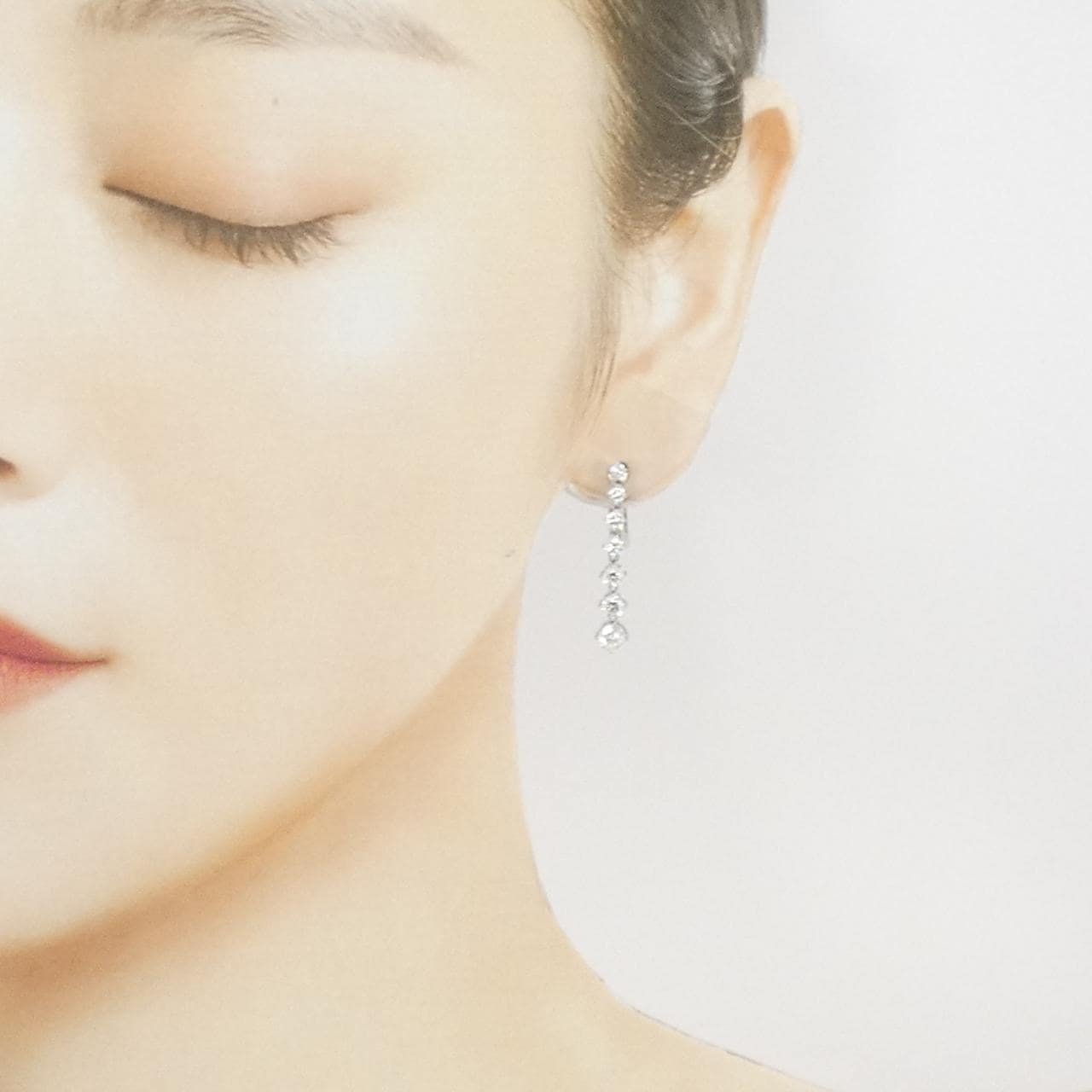 タサキ ダイヤモンド ピアス 0.54CT