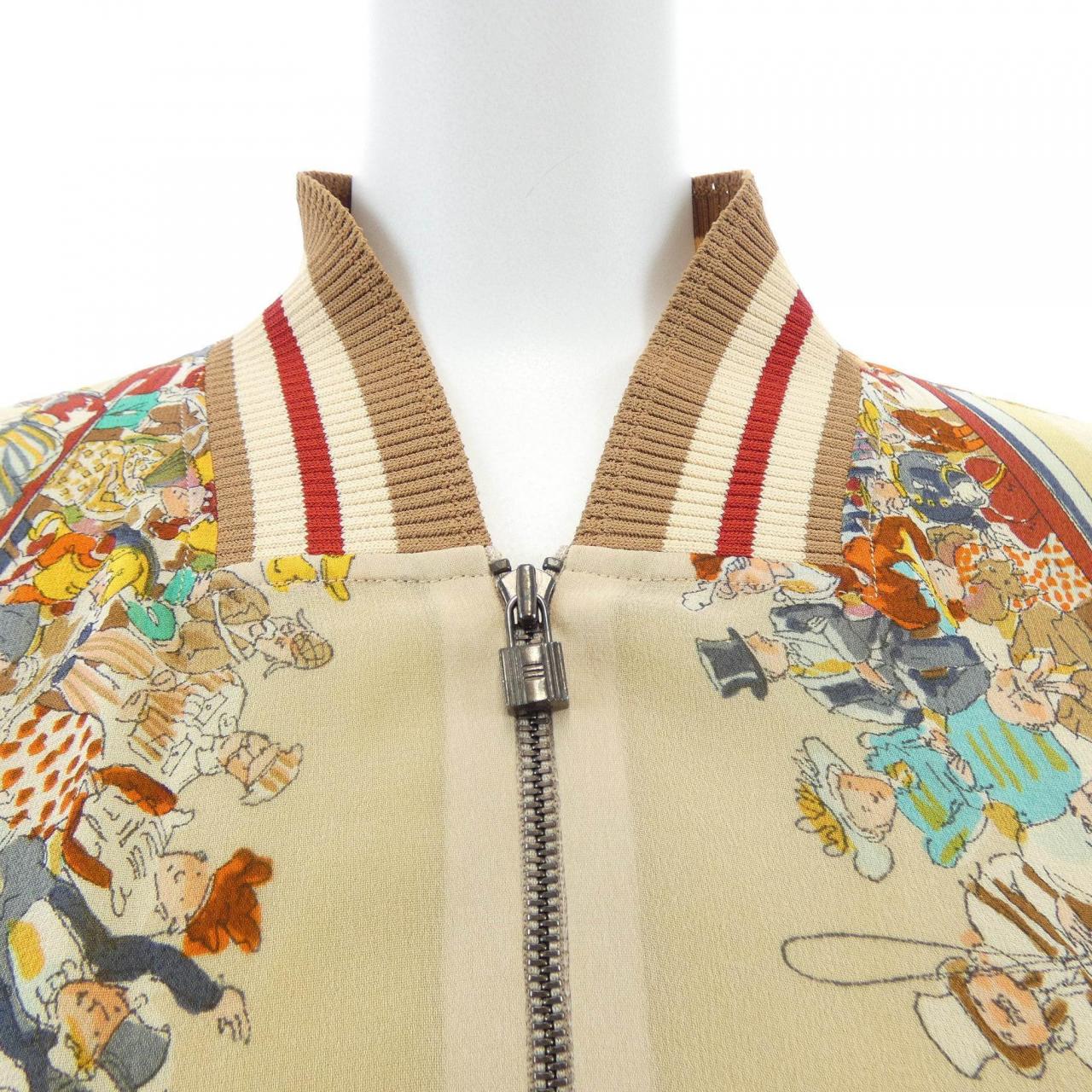 エルメス HERMES ツイルレーヌ jk087 ブルゾン