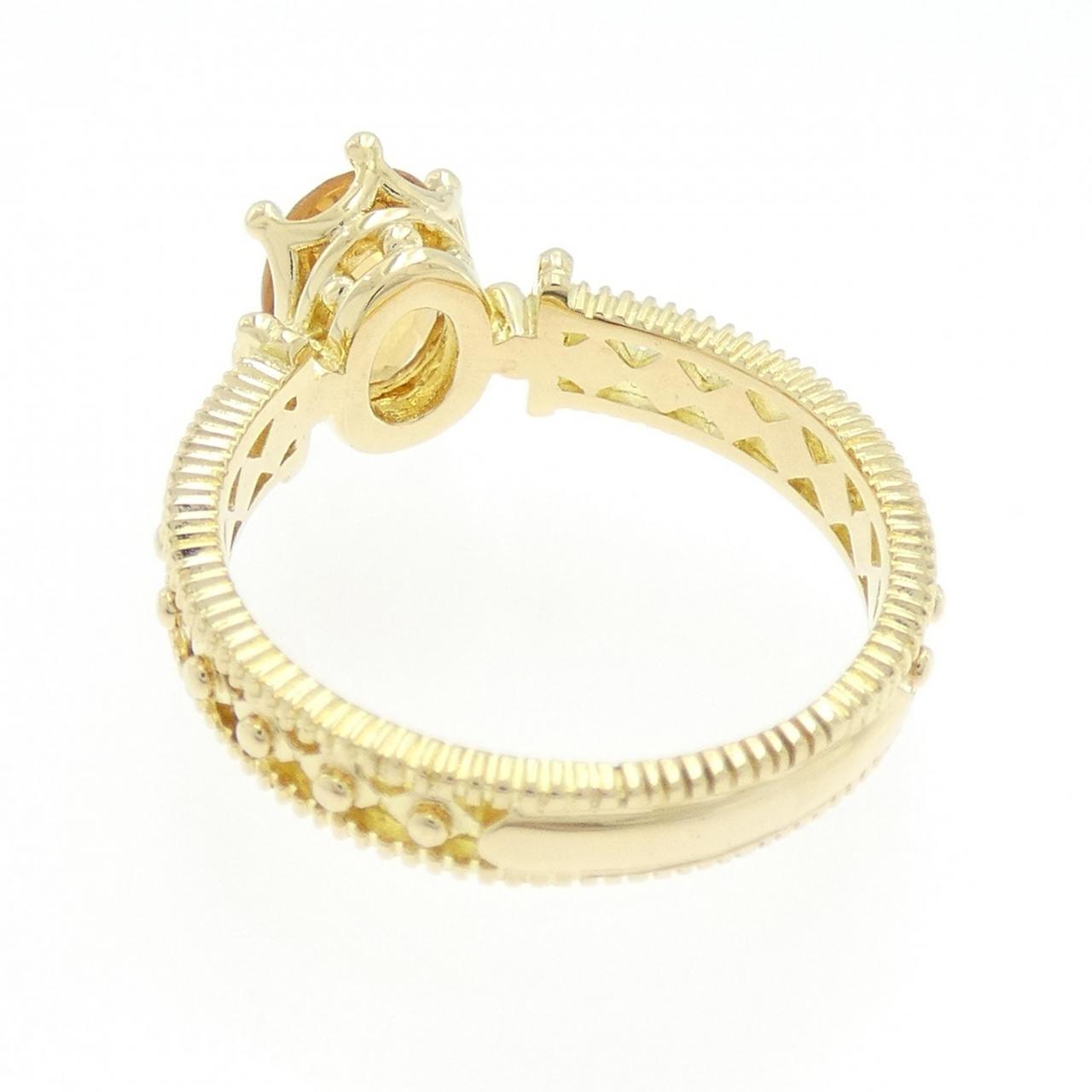 750YG Citrine Ring