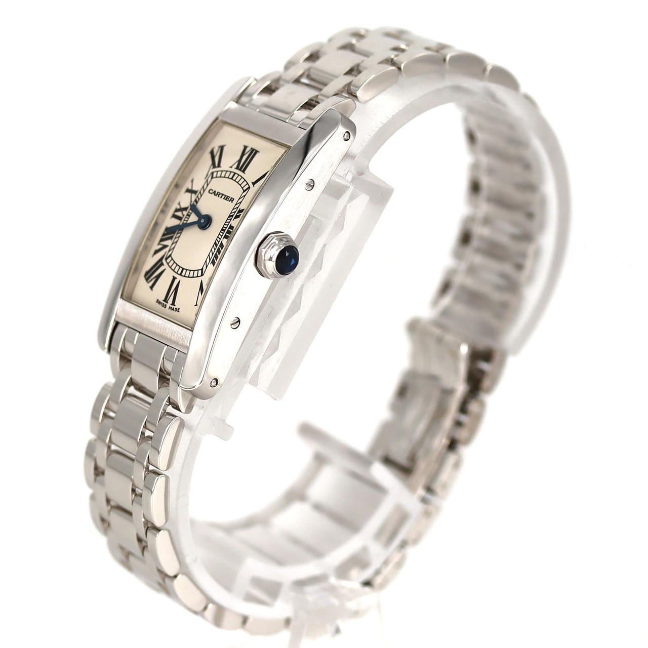 カルティエ タンクアメリカンSM WG W26019L1 WG クォーツ