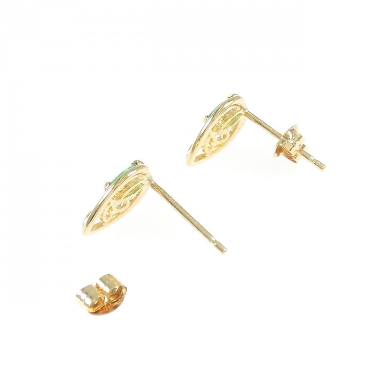 K18YG エメラルド ピアス