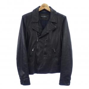 ドルチェアンドガッバーナ DOLCE&GABBANA レザーライダースジャケット