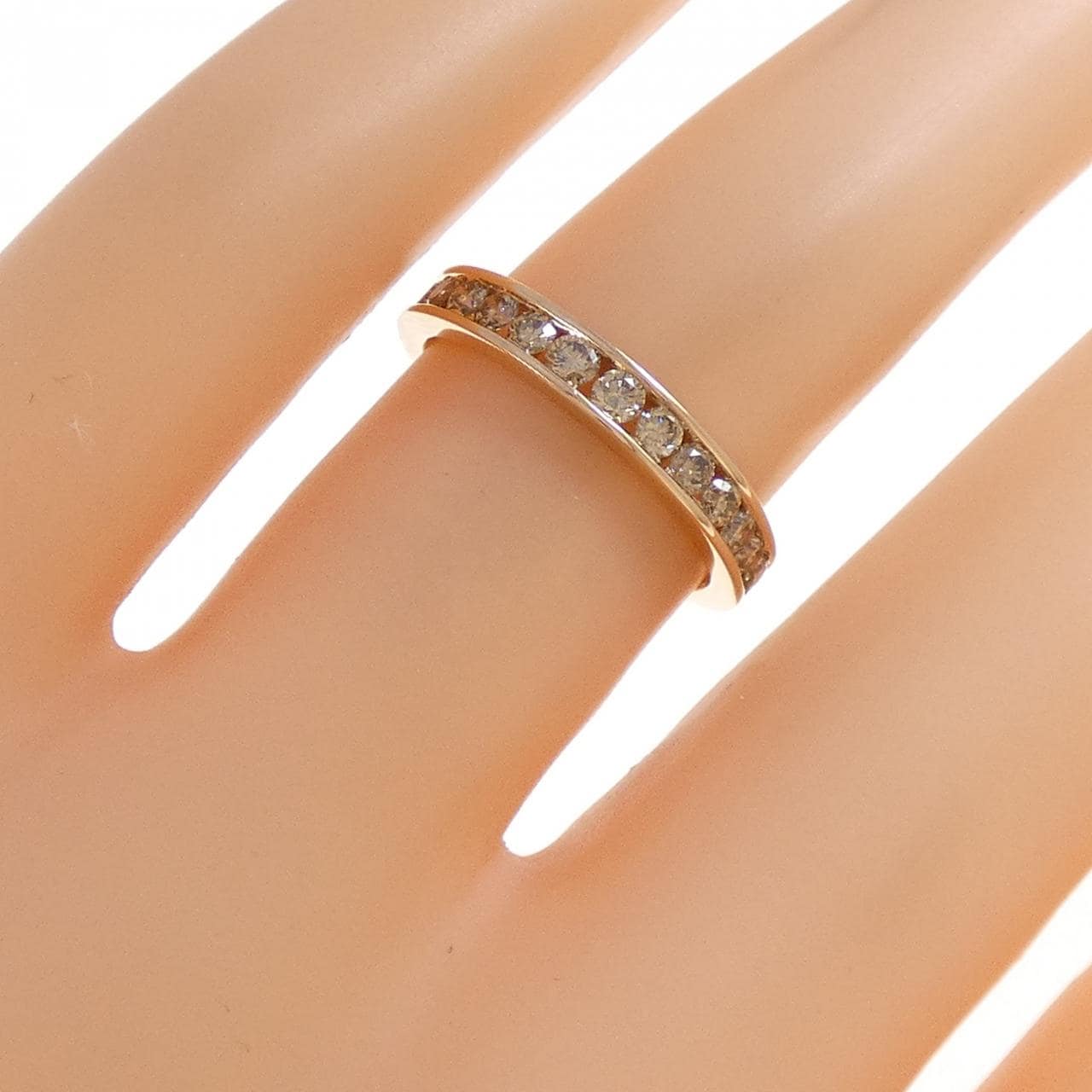 K18PG ダイヤモンド リング 0.50CT