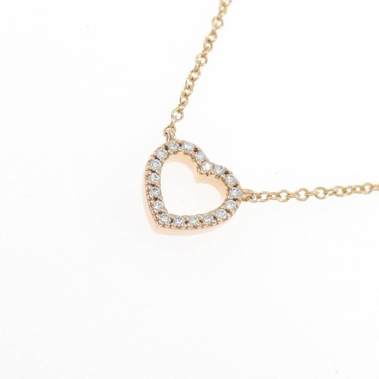 ティファニー メトロ ハート ミニ ネックレス