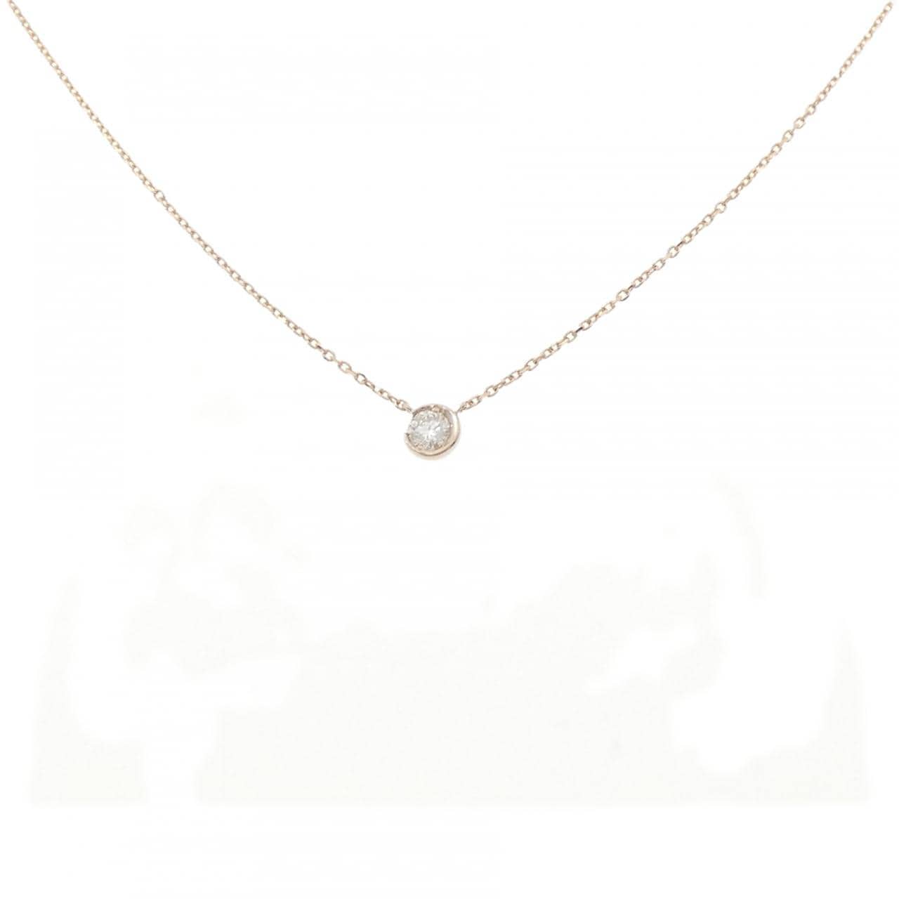 スタージュエリー ムーンセッティング ネックレス 0.10CT