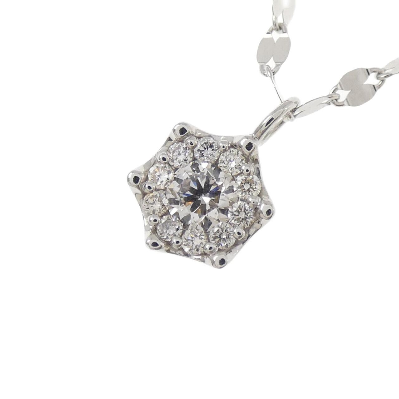 PT900/PT850 ダイヤモンド ネックレス 0.31CT