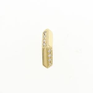 K18YG ダイヤモンド ピアス 0.06CT 片耳