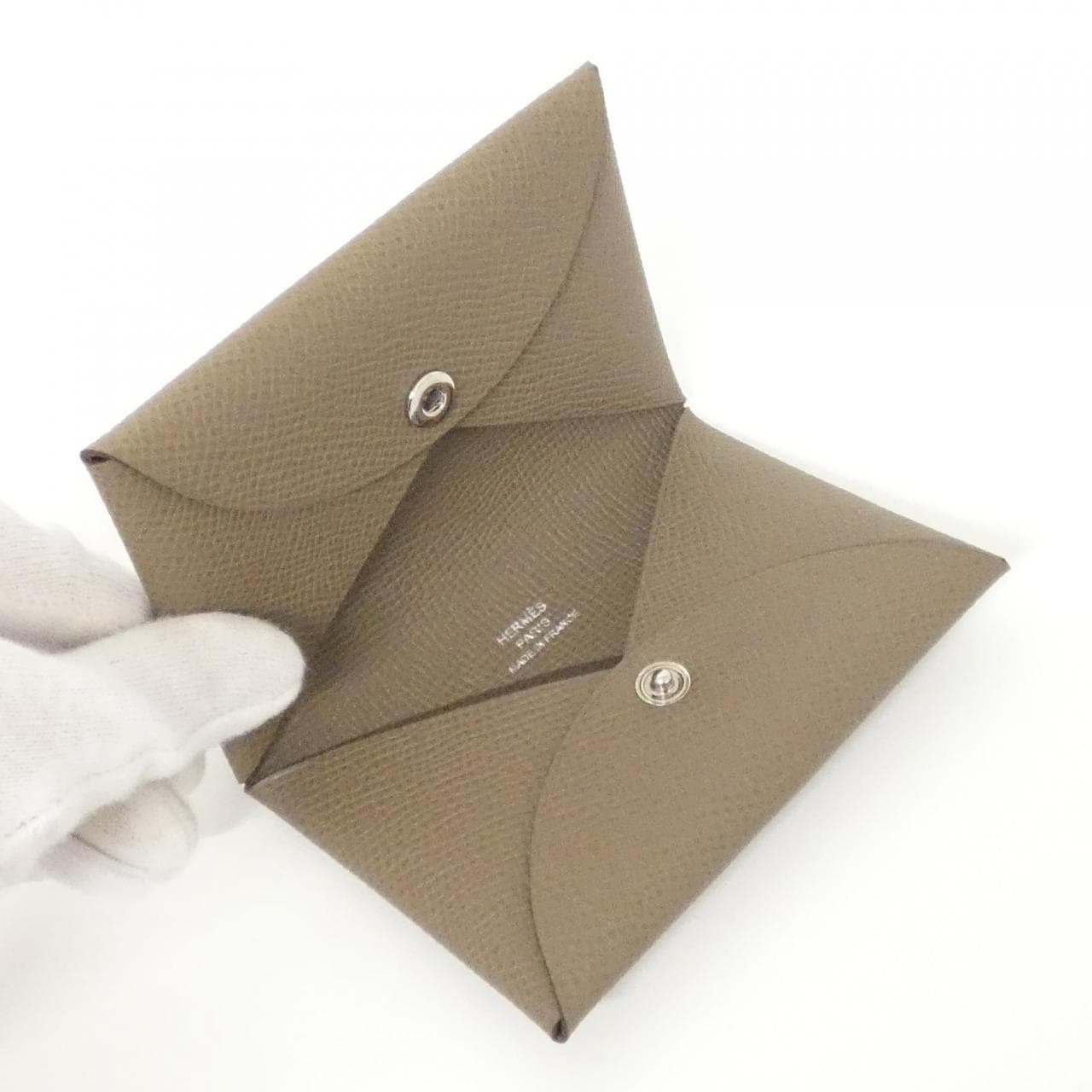 【未使用品】エルメス カルヴィ 044164CK カードケース