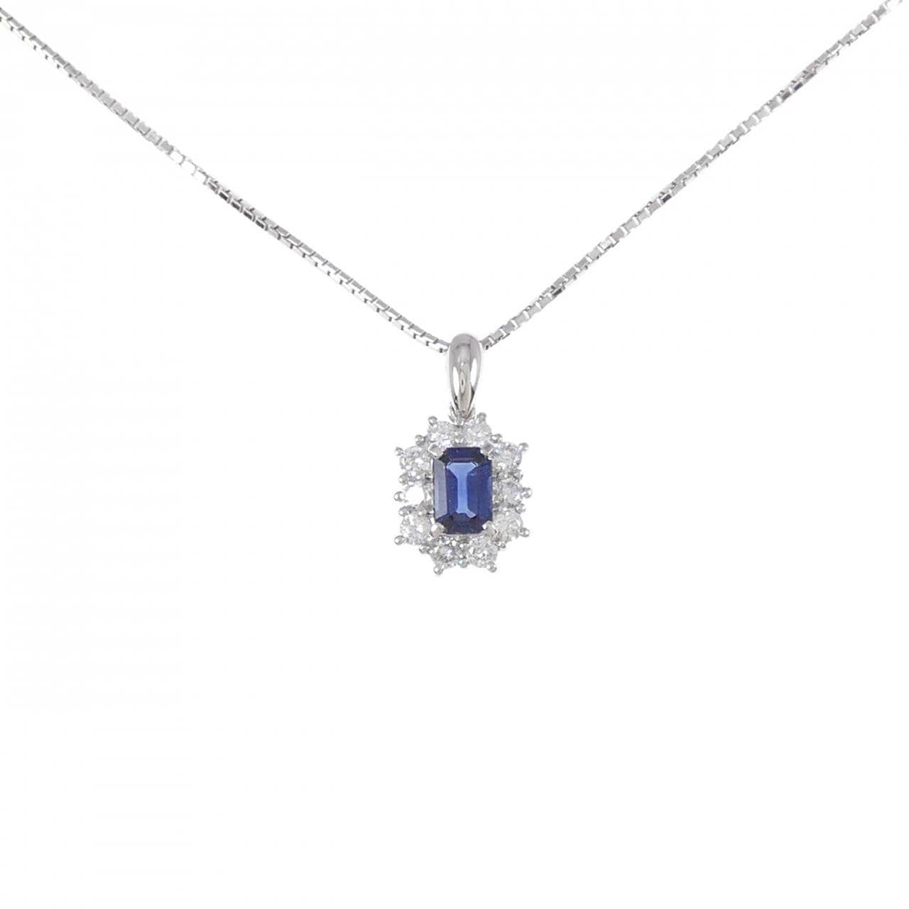 PT Sapphire Necklace 0.69CT