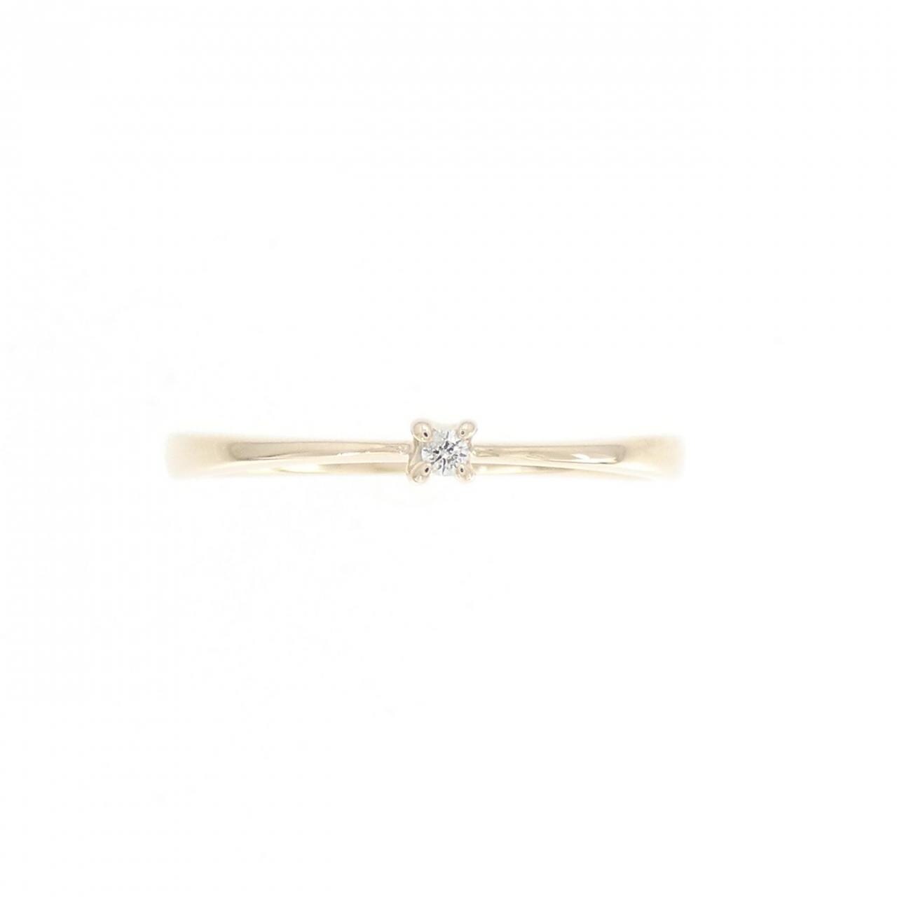 アガット ダイヤモンド リング 0.014CT
