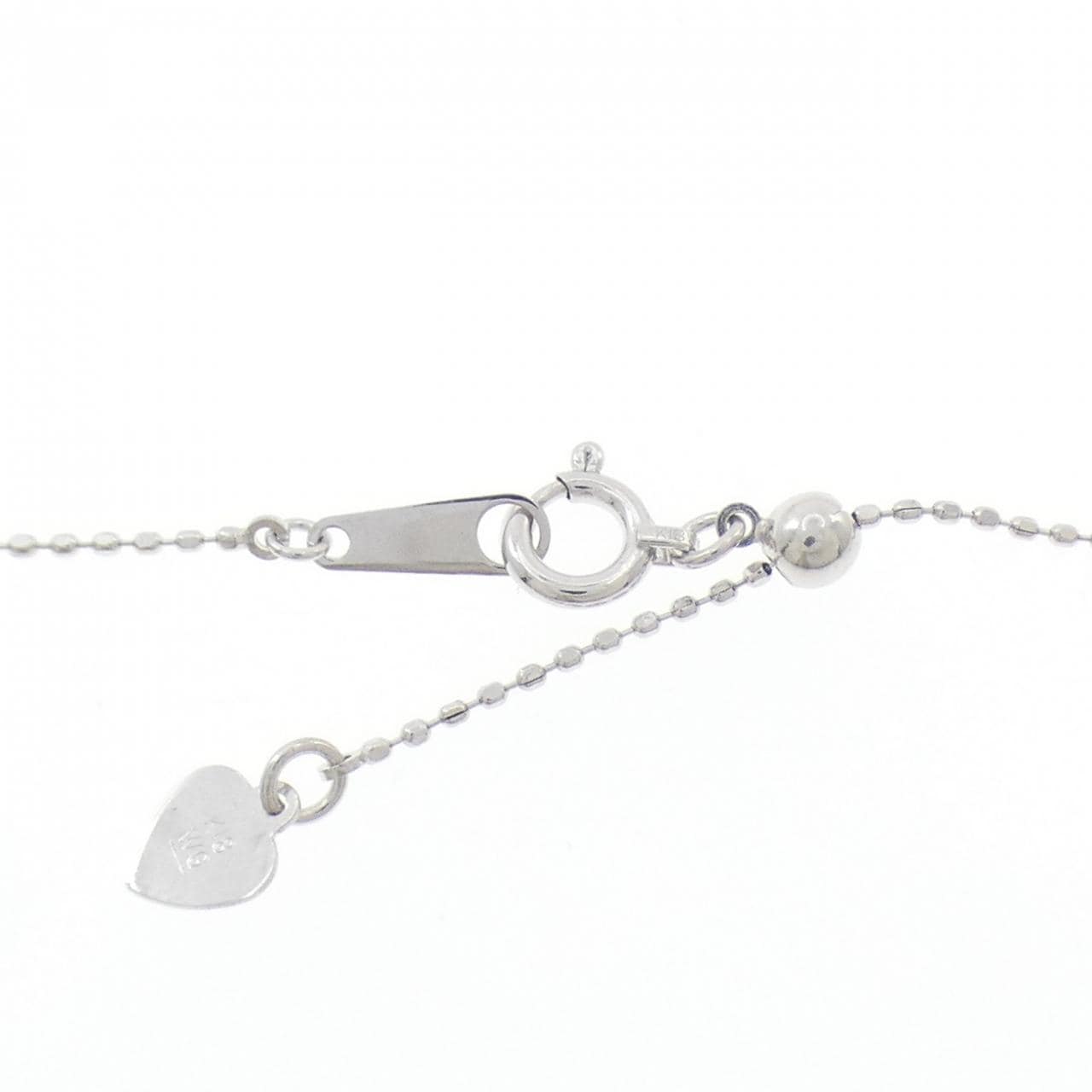 K18WG アクアマリン ネックレス 1.43CT