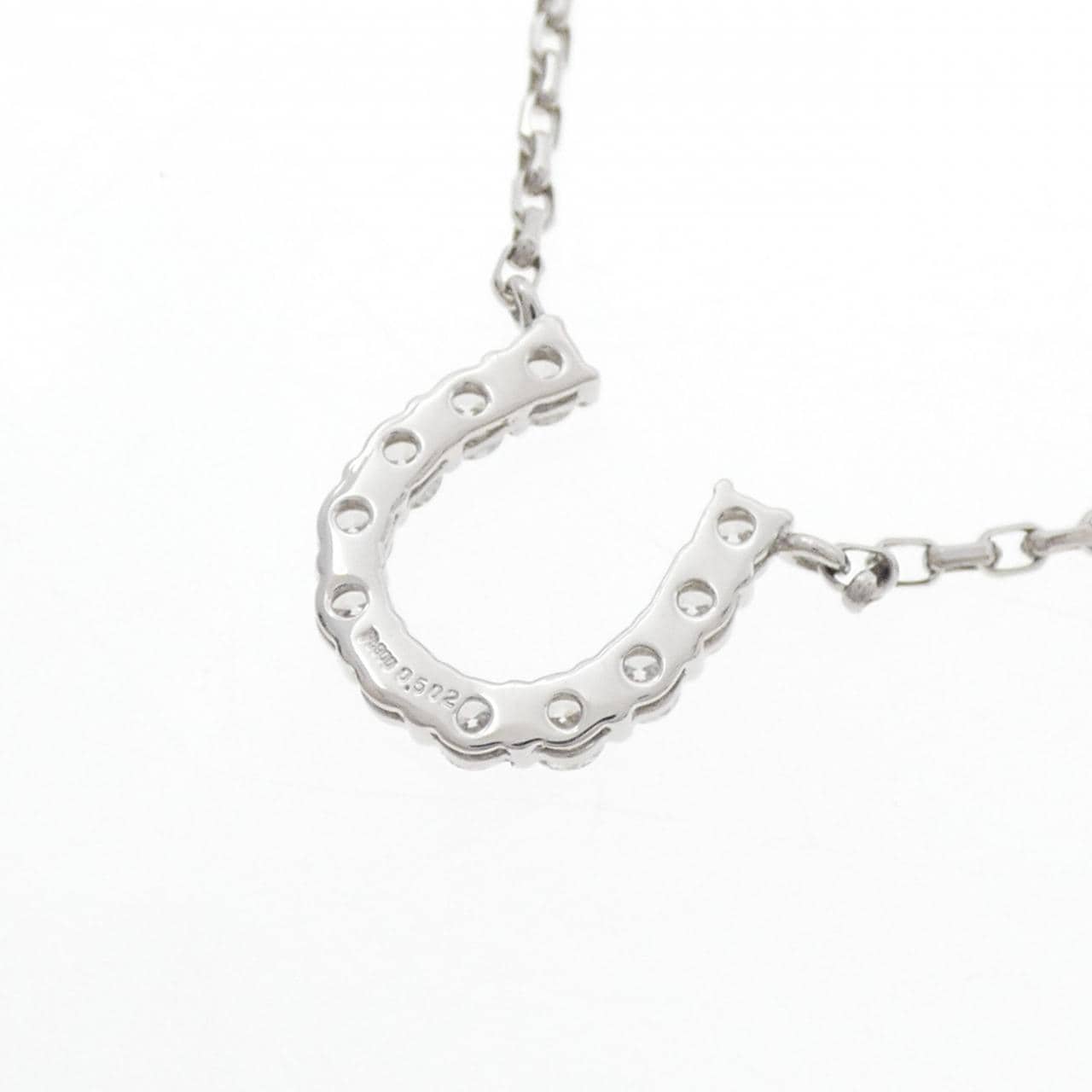 PT900/PT850 ホースシュー ダイヤモンド ネックレス 0.502CT