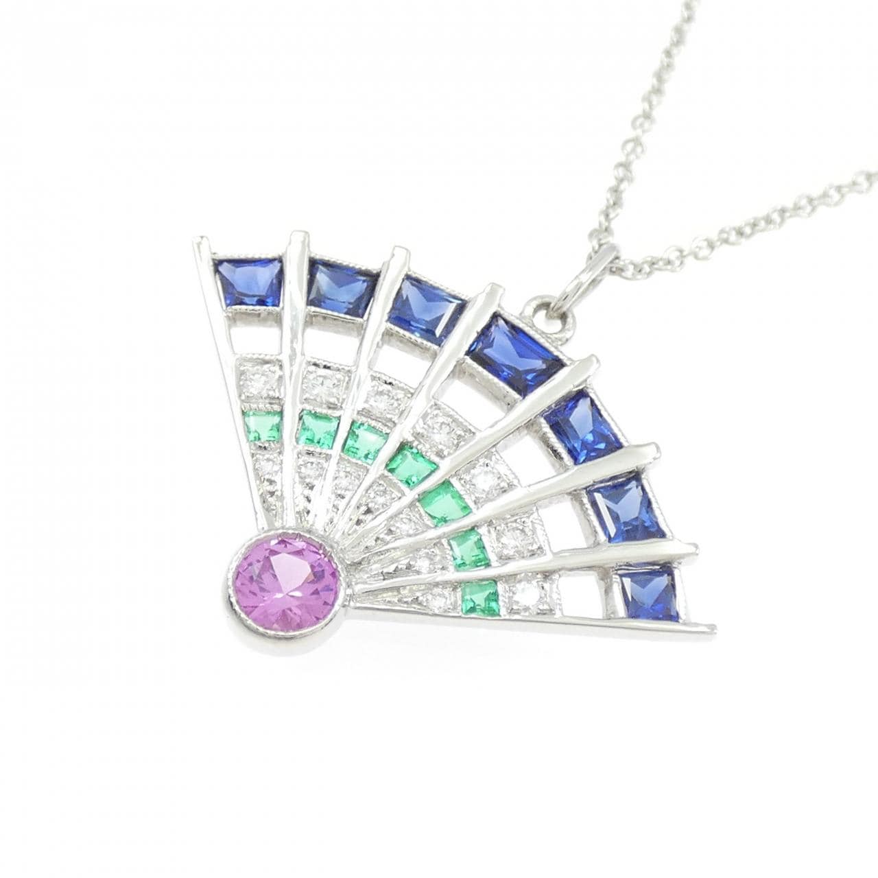 ティファニー カラーストーン ネックレス