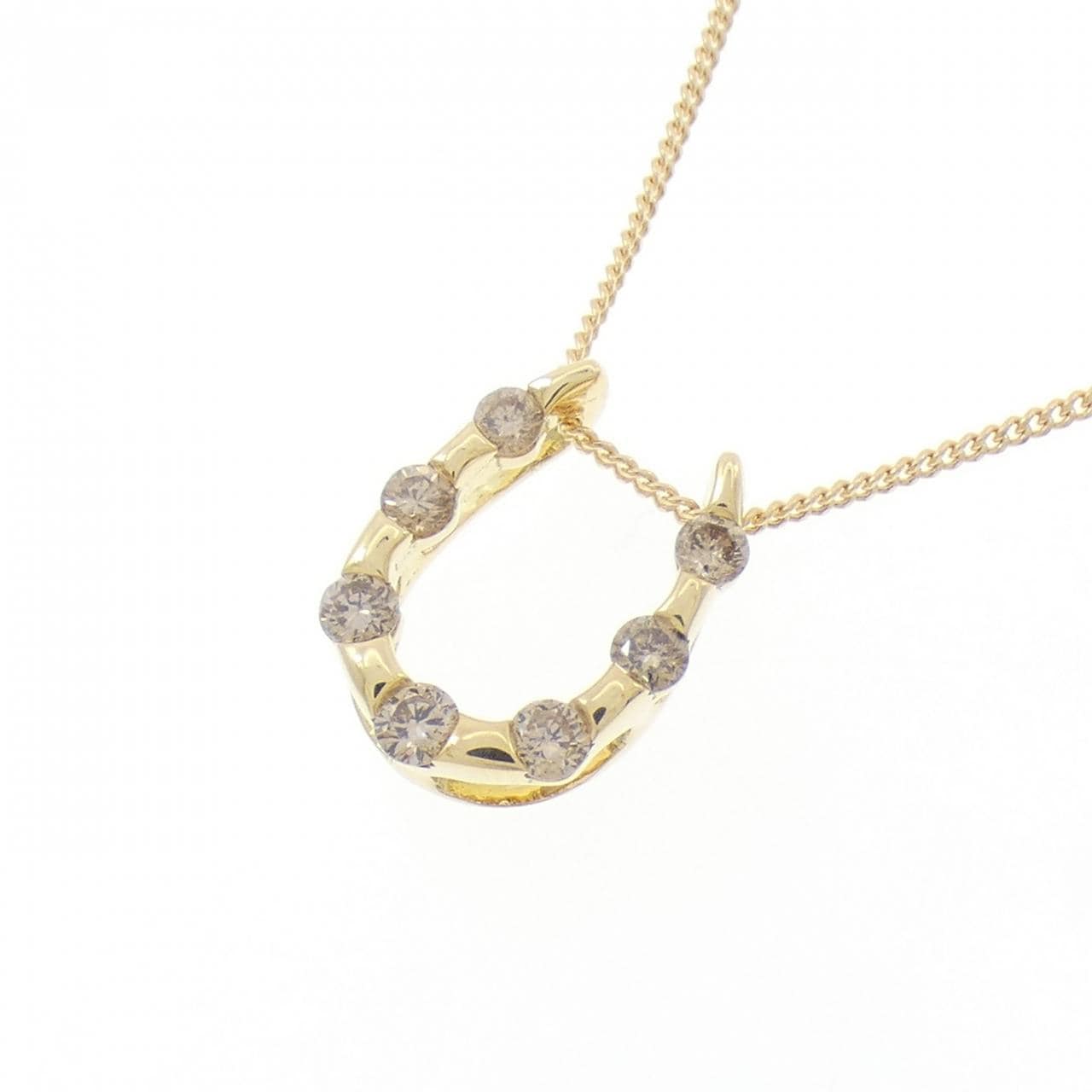 ジーエスティービー ダイヤモンド ネックレス 0.18CT