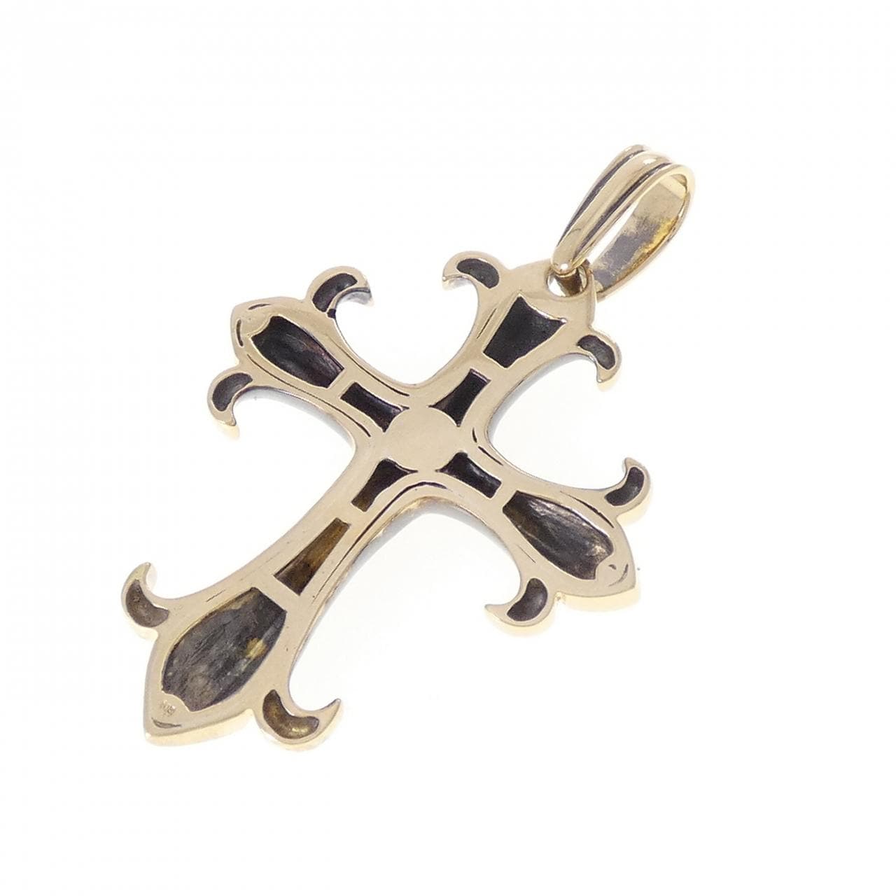 K18YG クロス ペンダント