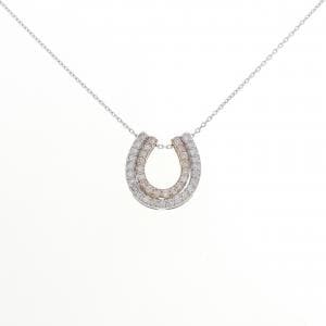 K18WG/K18PG 2WAY ダイヤモンド ネックレス 0.50CT