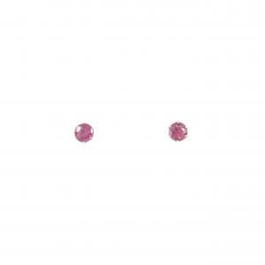 【新品】K18YG ルビー ピアス 0.20CT