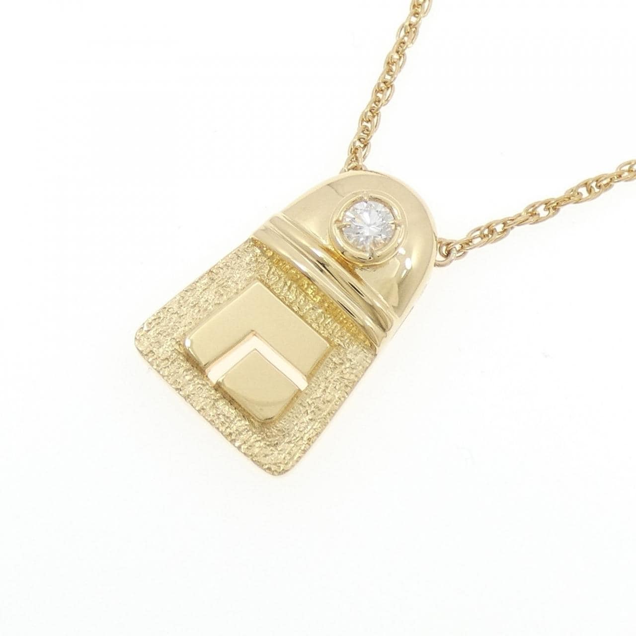 K18YG ダイヤモンド ネックレス 0.21CT