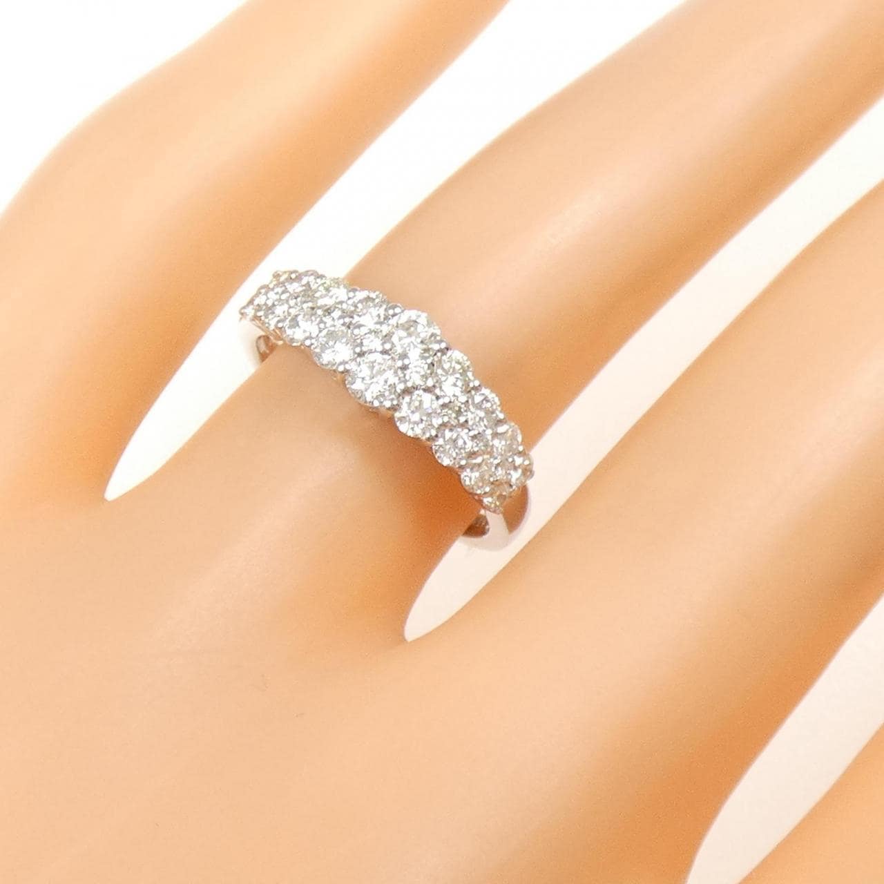 PT950 ダイヤモンド リング 0.80CT