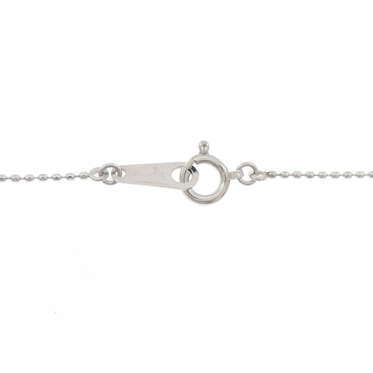 PT900/PT850 ハート ダイヤモンド ネックレス 0.10CT