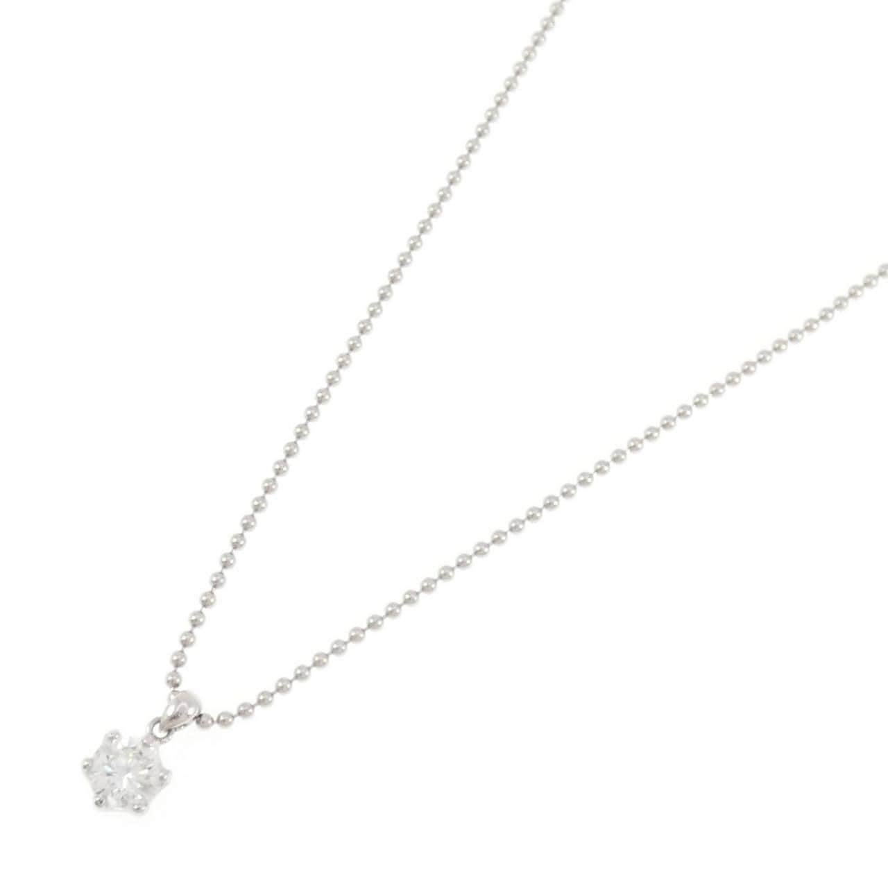 PT1000/PT850  ソリティア ダイヤモンド ネックレス 1.021CT