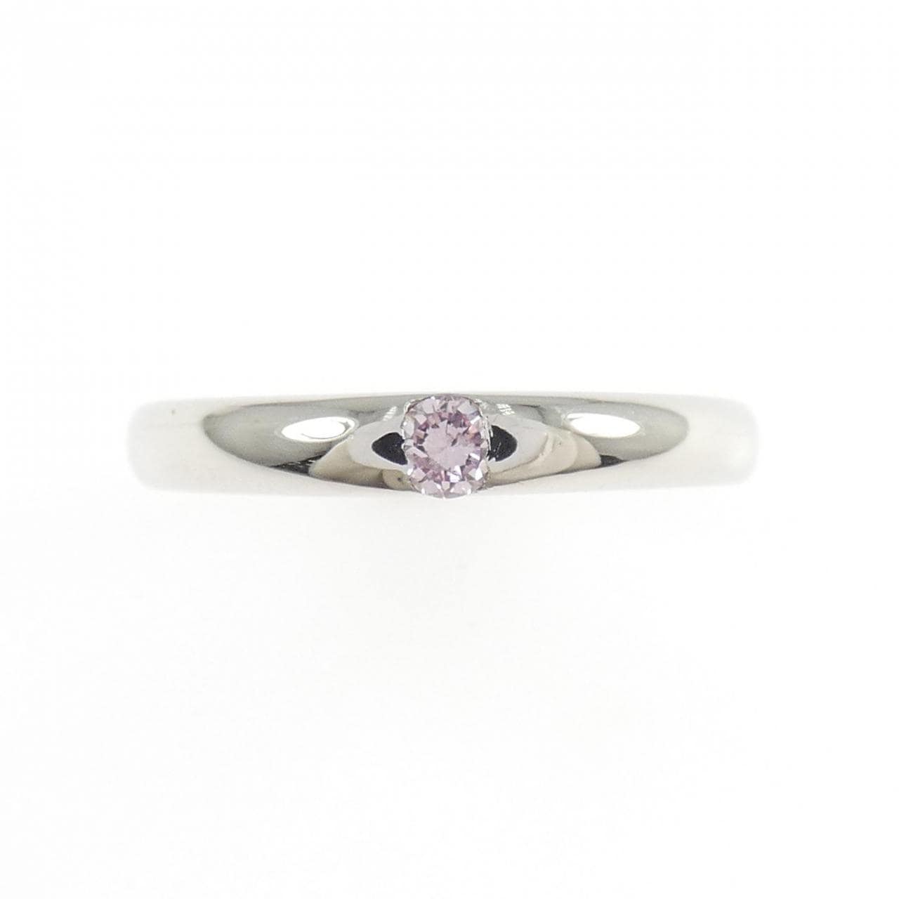 PT900 ピンクダイヤモンド リング 0.084CT