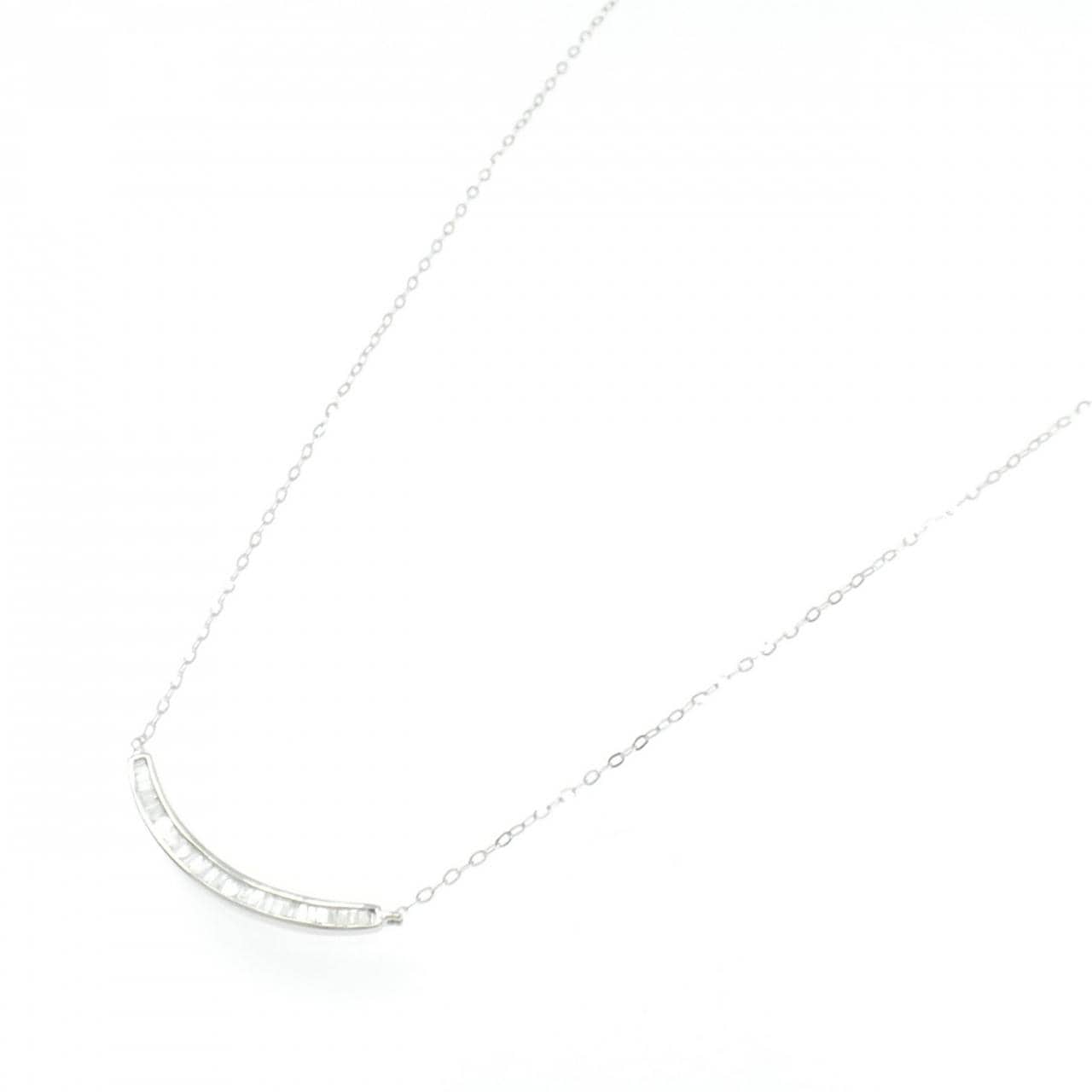 K18WG ダイヤモンド ネックレス 0.20CT
