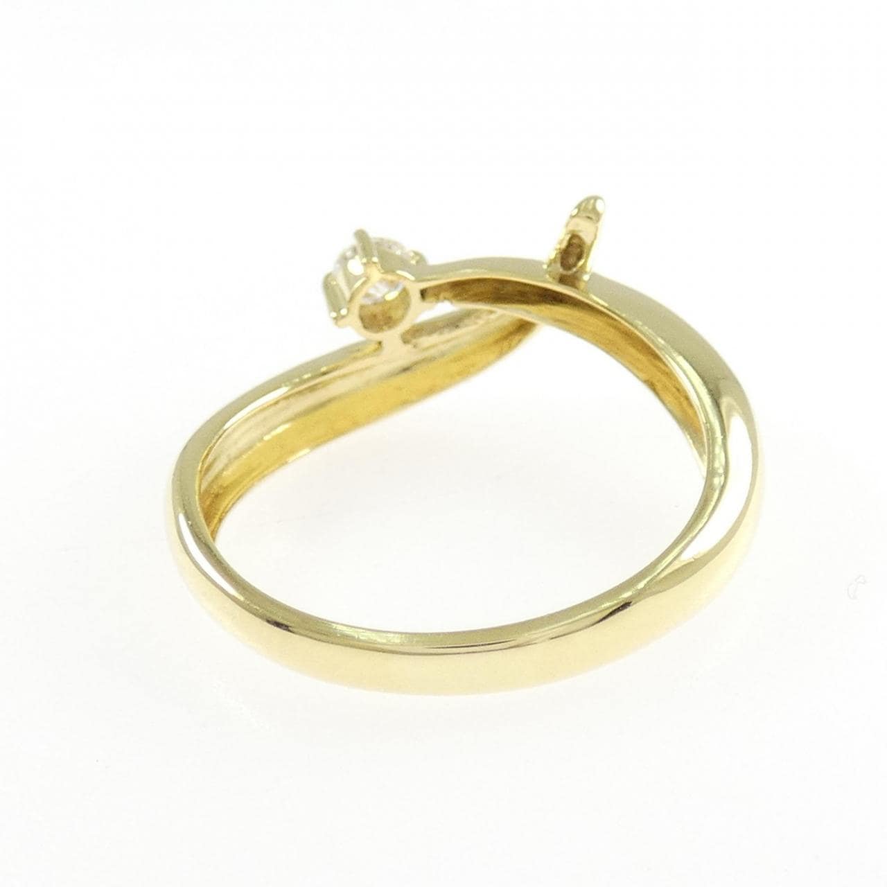 K18YG ダイヤモンド リング 0.11CT