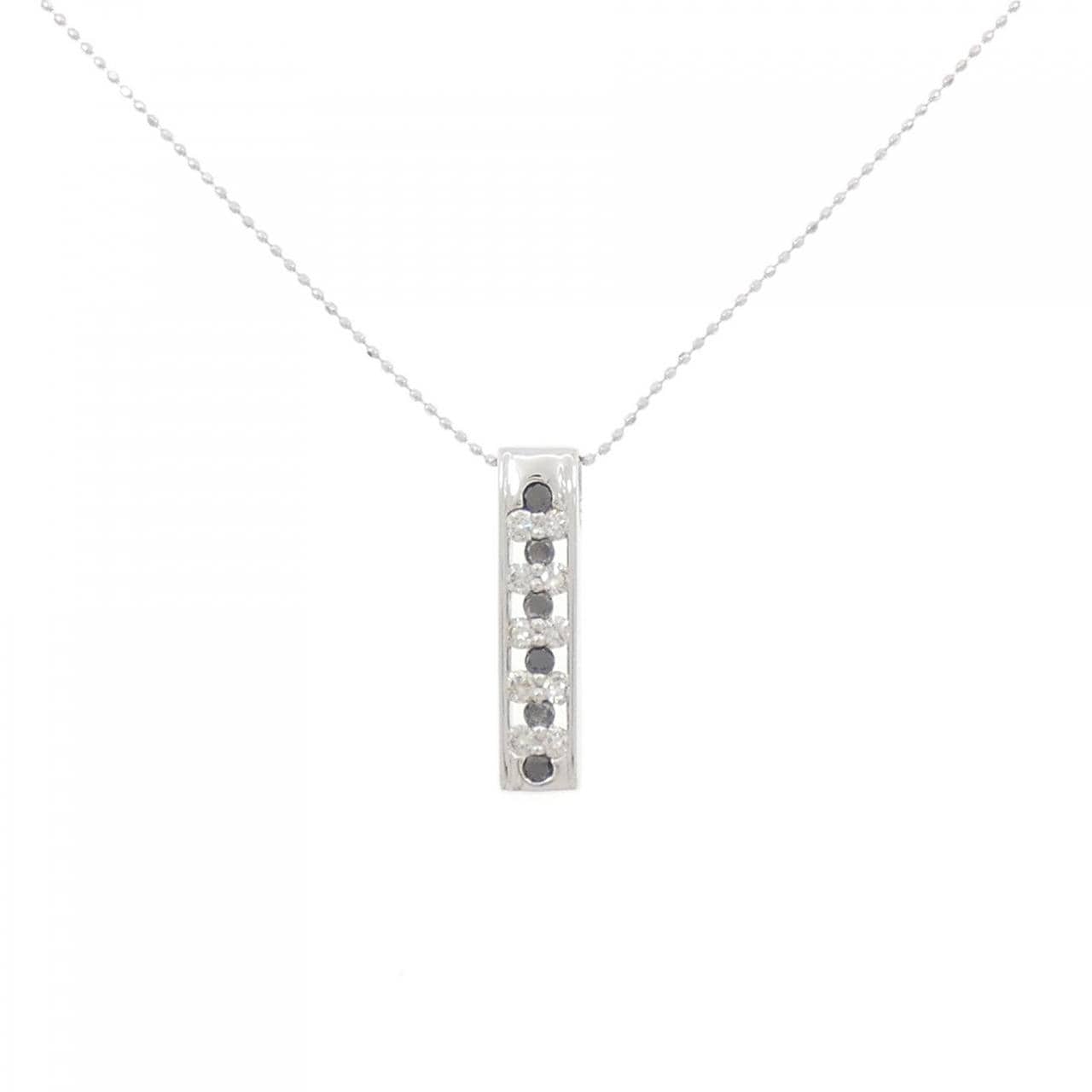 K18WG ダイヤモンド ネックレス 0.52CT