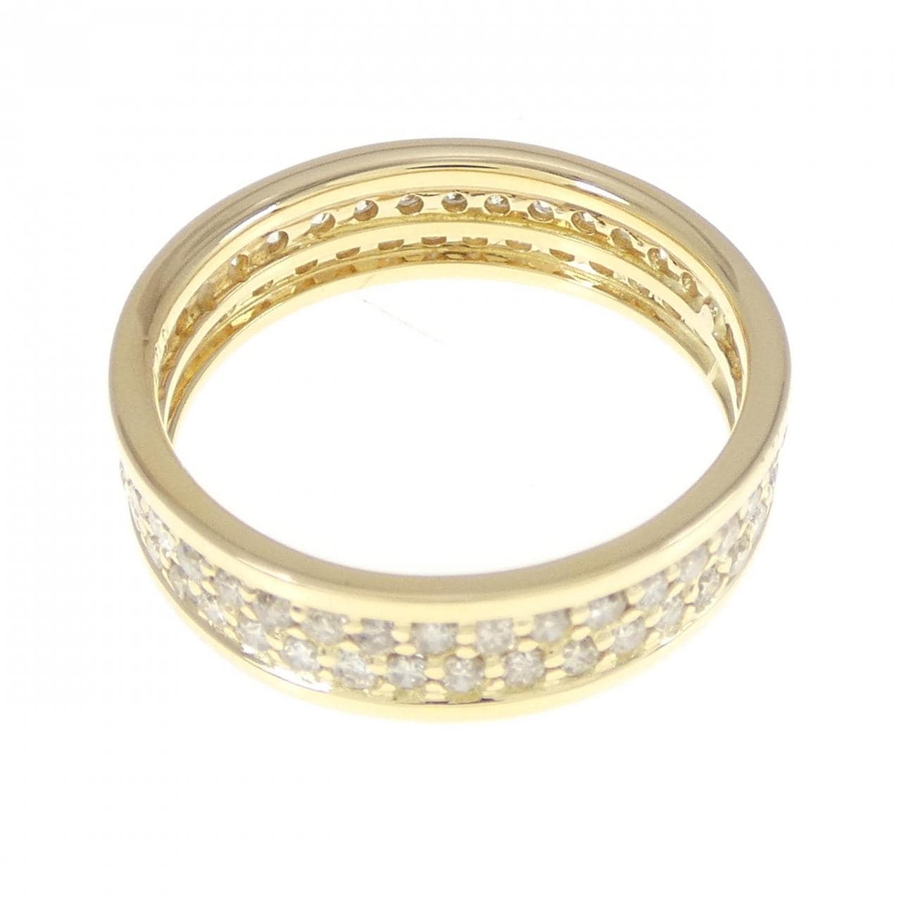 K18YG full eternity Diamond ring 1.00CT