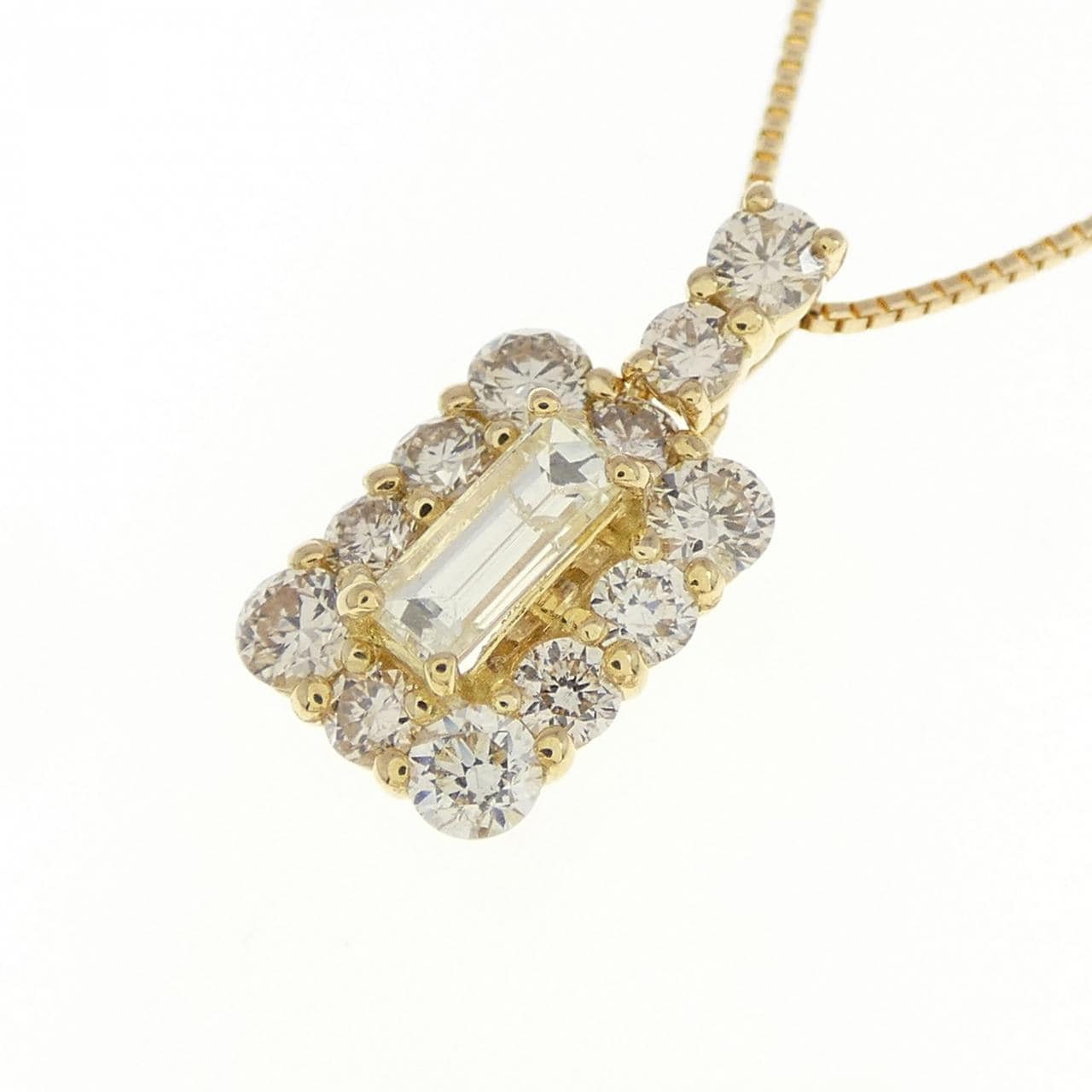 【新品】K18YG ダイヤモンド ネックレス 0.20CT