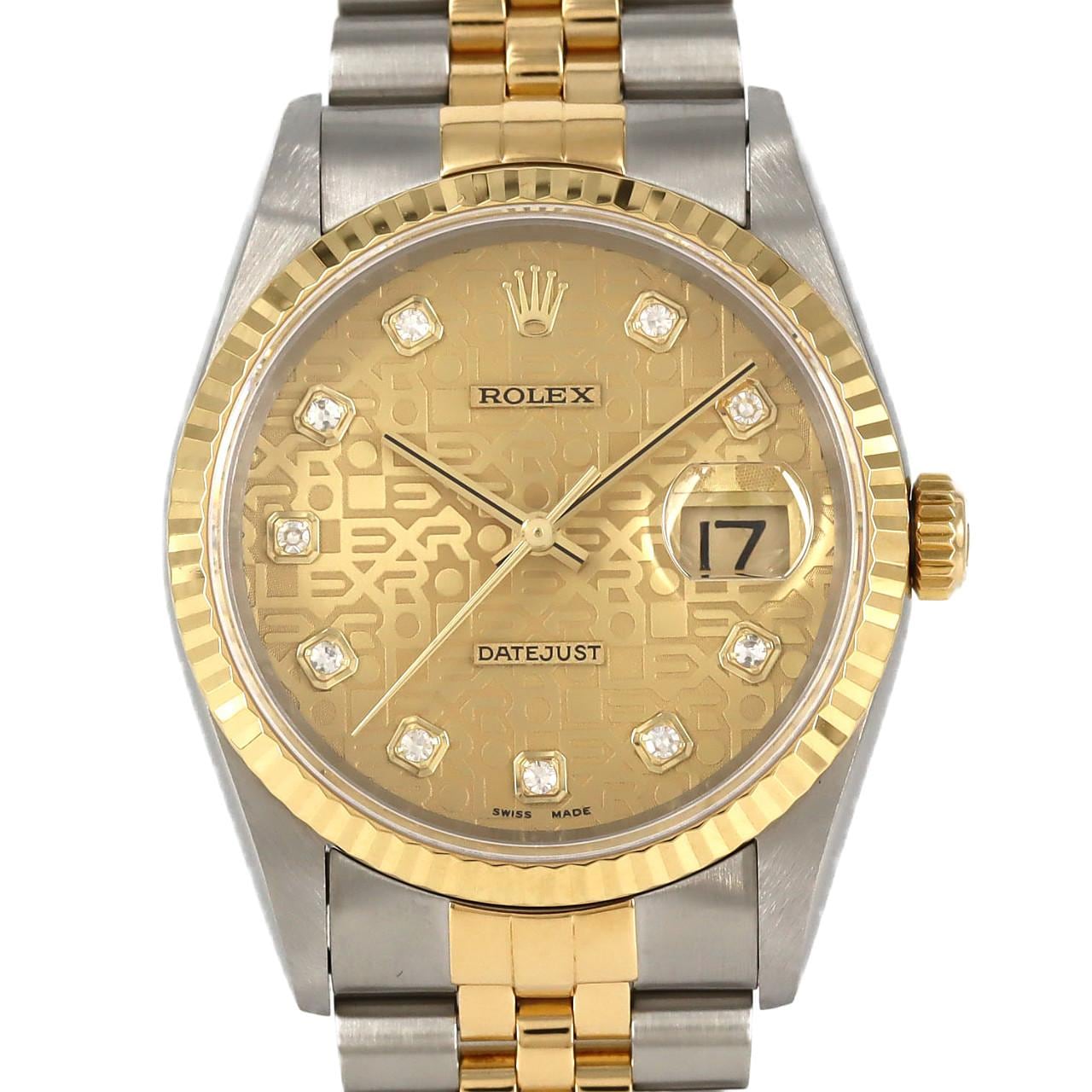 ROLEX Datejust 16233G SSxYG自動上弦T 編號