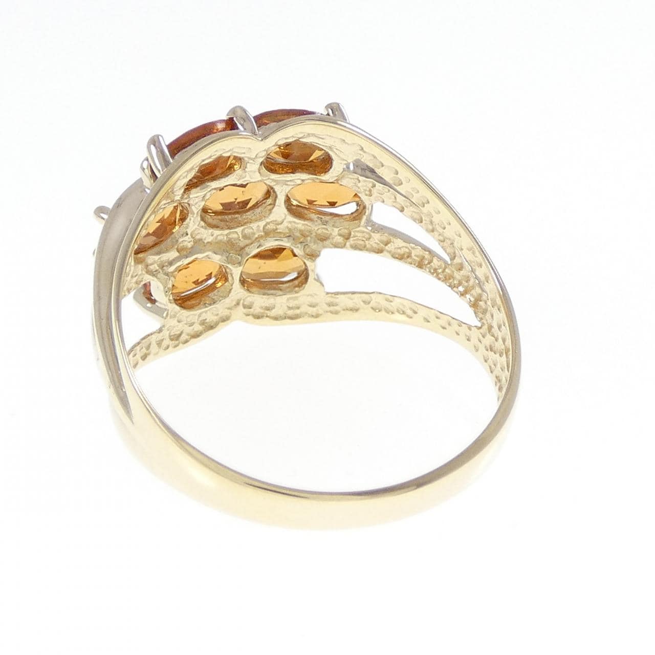 10KYG ガーネット リング