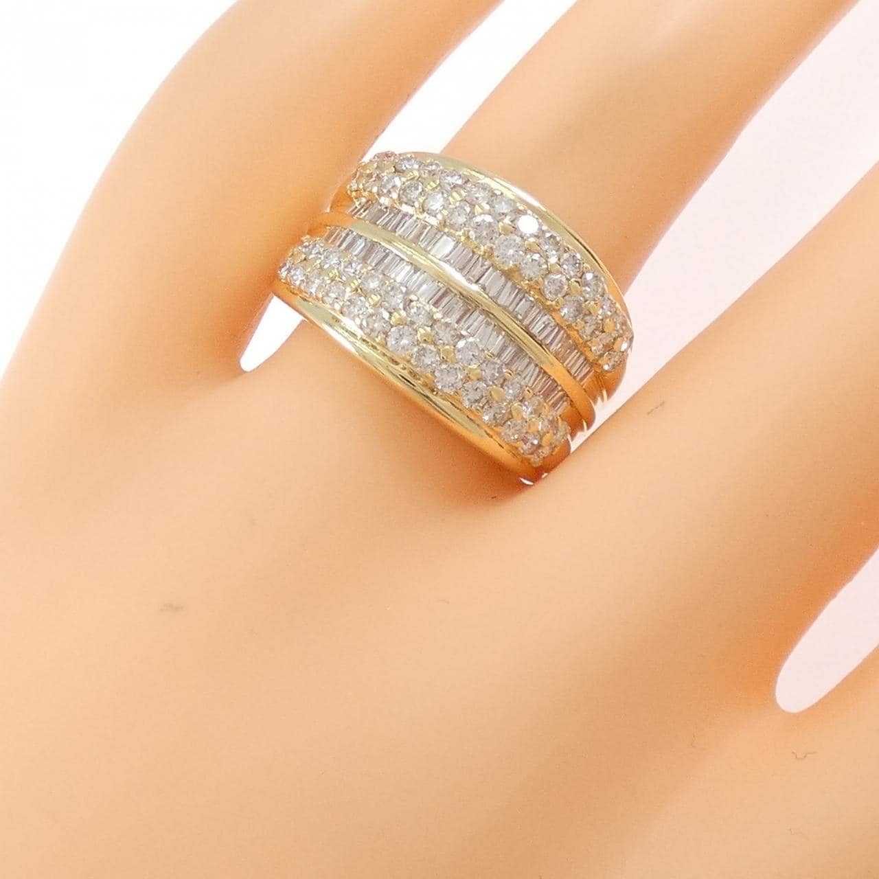 750YG ダイヤモンド リング 1.60CT