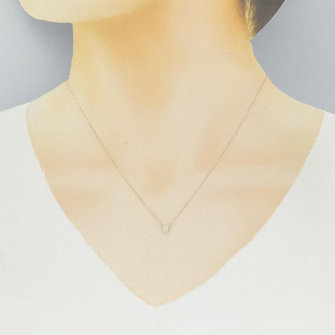 4゜C ダイヤモンド ネックレス