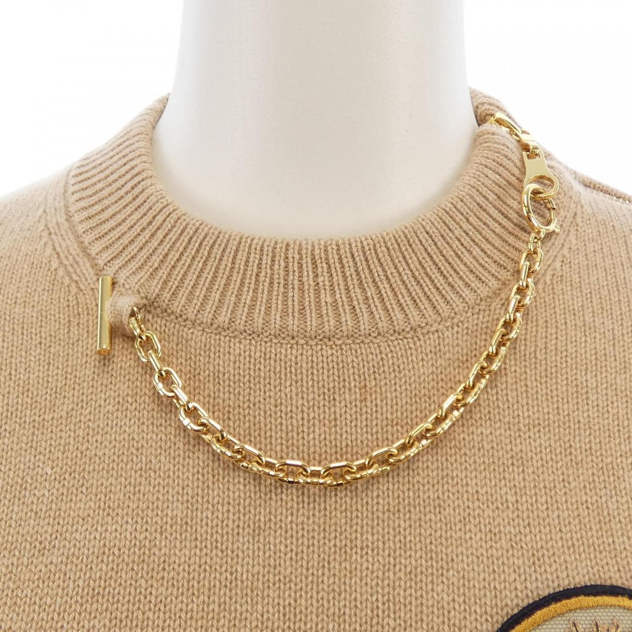ルイヴィトン LOUIS VUITTON チェーンディテールパッチセーター FQKL14FZ3 ニット