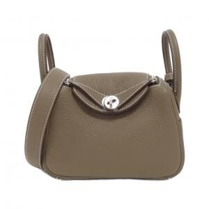 [未使用品] HERMES Lindy MINI 079086CK 單肩包