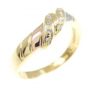 K18YG/K18PG/PT900 ダイヤモンド リング 0.07CT