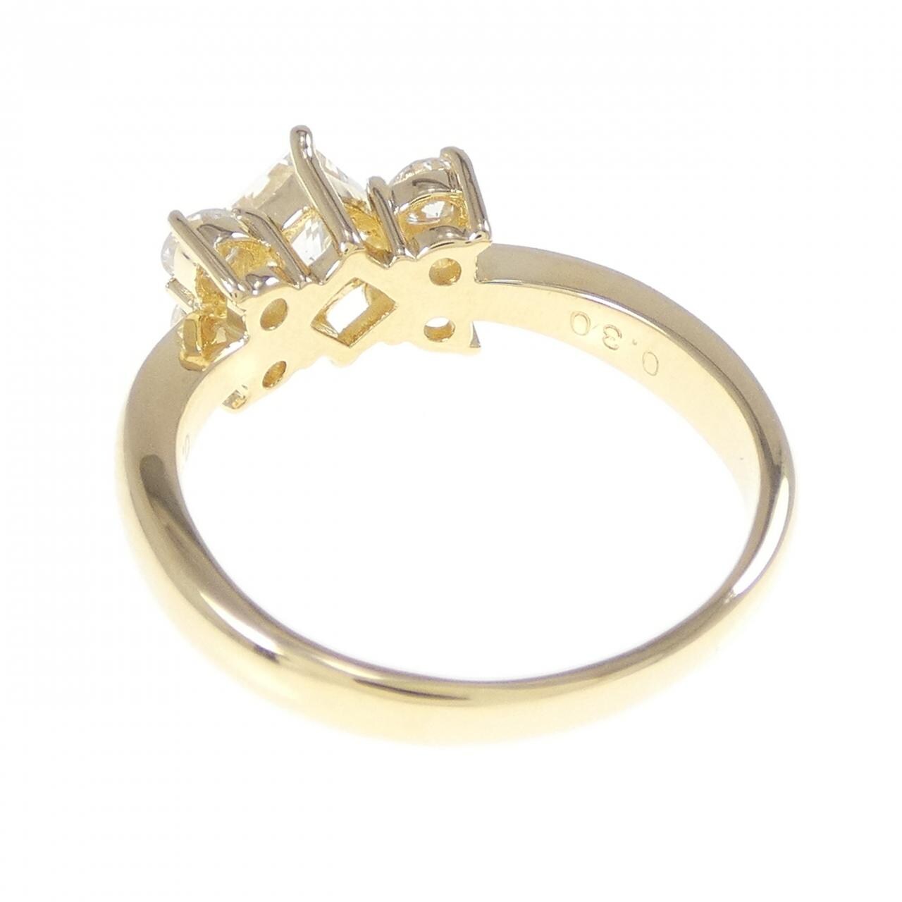 750YG ダイヤモンド リング 0.55CT