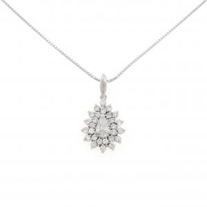 PT900/PT850 ダイヤモンド ネックレス 0.42CT