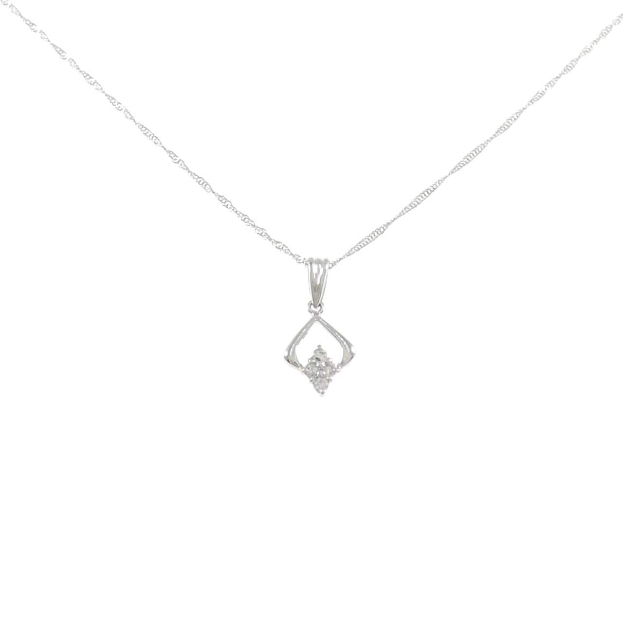 PT900/PT850 ダイヤモンド ネックレス 0.07CT