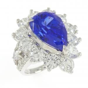 PT900 タンザナイト リング 6.45CT