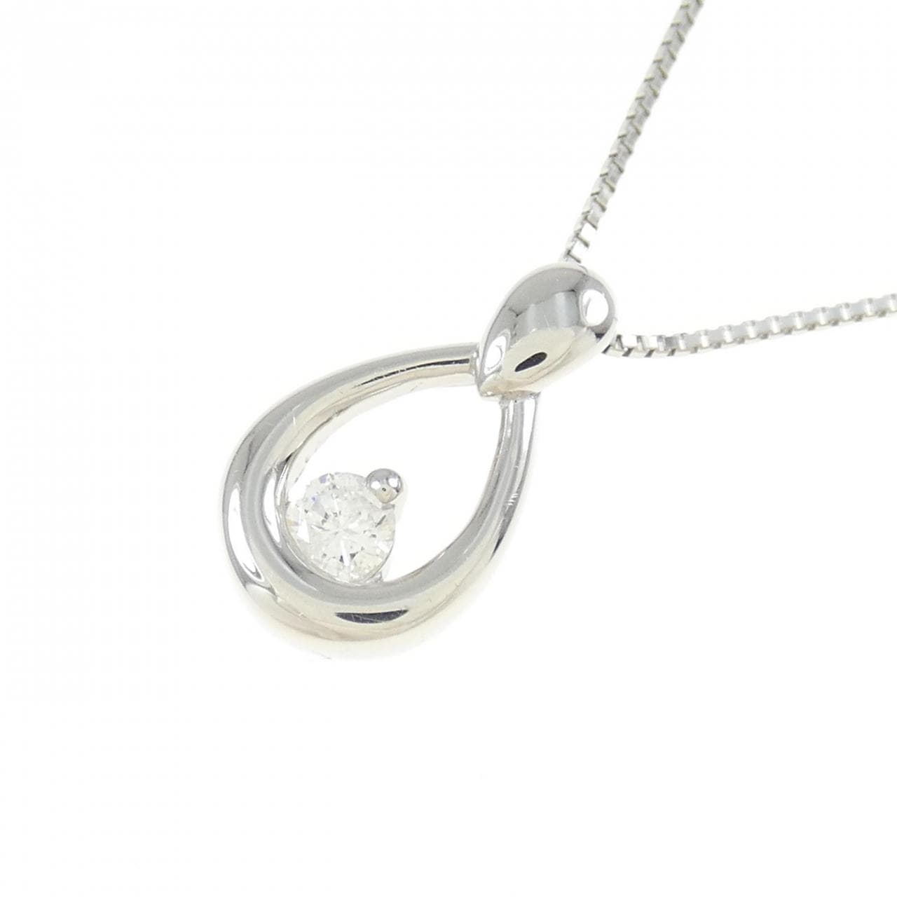 PT900/PT850 ダイヤモンド ネックレス 0.11CT